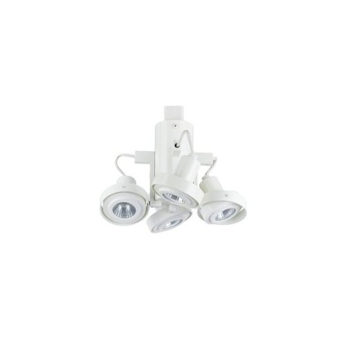 Ht-964-gu10-wh 4 Light Adjustable Line Voltage Track Head For Ht Track, Frosted White