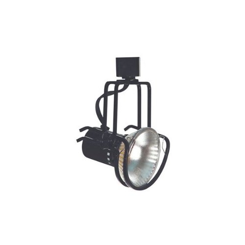 Black 2-wire Connection Step Linear Track Lighting Head