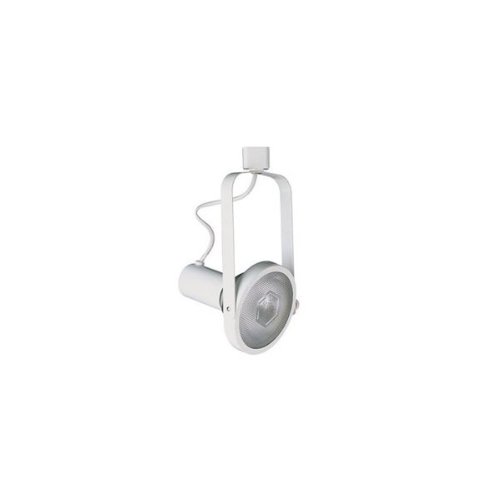 2-wire Connection Gimbal Linear Track Lighting Head - White