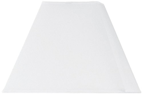 Sh-1137 Rectangular White Hardback Fabric Shade