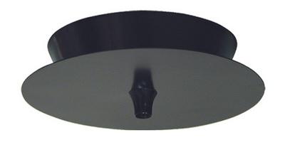 1-port Round Canopy With Adoptor - Dark Bronze