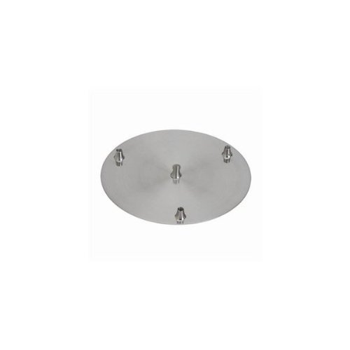 Cp3r-pn-wh Line Voltage 3 Light Round Canopy - White