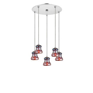 Five Light Line Voltage Round Canopy Combo