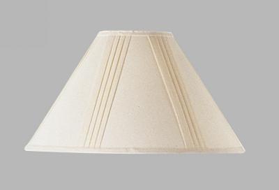 Sh-1003-ow Side Pleated Linen Lamp Shade - Off White