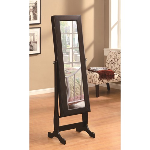 Coaster Company 901805 Armoires Casual Jewelry Mirror Chevall - Cappuccino