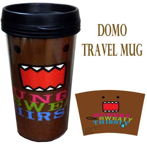 81008 Domo 15 Oz. Plastic Travel Mug