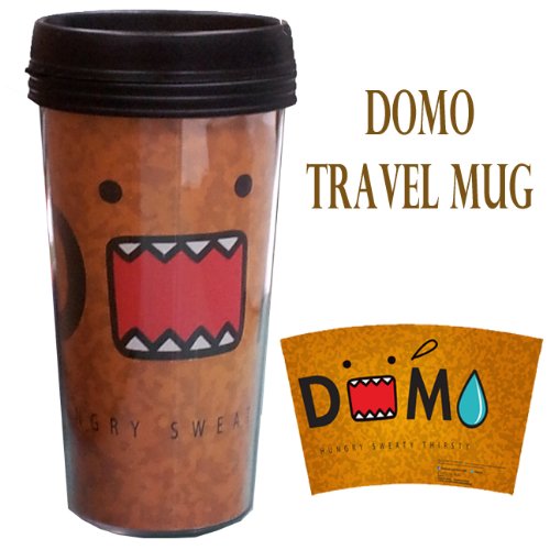 81009 Domo 15 Oz. Plastic Travel Mug