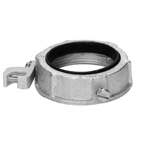 1.5 In. Insulated Ground Bushing With Lug - Zinc Die Cast