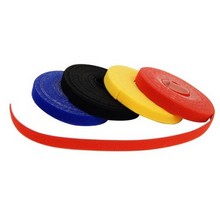 Self Stick Cable Ties Rolls - Red