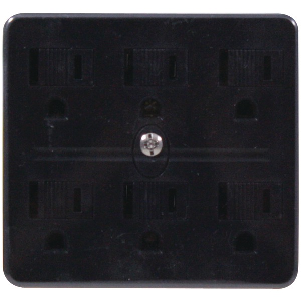 UPC 680988620485 product image for Duracell DU6248 6-Outlet Current Tap Grounded Surge Protector - Black | upcitemdb.com