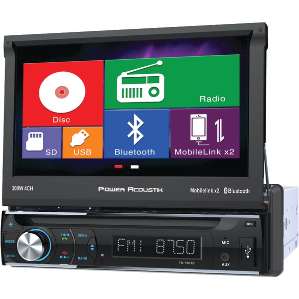 UPC 709483050624 product image for Power Acoustik PD 72H2B Single-DIN In-Dash Motorized LCD Touchscreen DVD Receive | upcitemdb.com