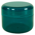 Frontier Natural Products 8655 Emerald Green Container With Domed Lid - 2 Oz.