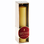 Frontier Natural Products 209757 Pure Beeswax Candles - Column - 1.5 X 6 In.