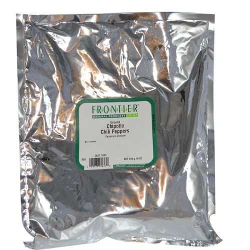 Frontier Natural Products 2627 Frontier Bulk Chili Pepper, Chipotle Smoked Jalapenos  Powder, 1 Lbs.