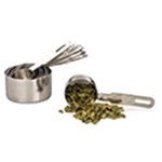 Frontier Natural Products 227861 5-piece Measuring Cup Set , Stainless Steel - Single Item