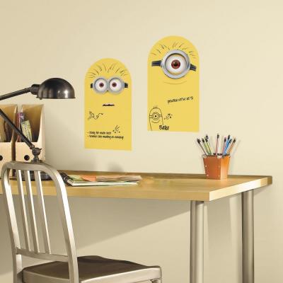 Lb International Rmk2815scs Minion Dry Erase Peel And Stick Wall Decals