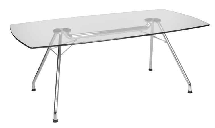 Gt3977 Glass Conference Table 39 X 77 In.