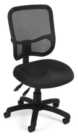 130-a05 Mesh Comfort Series Ergonomic Task Chair - Black