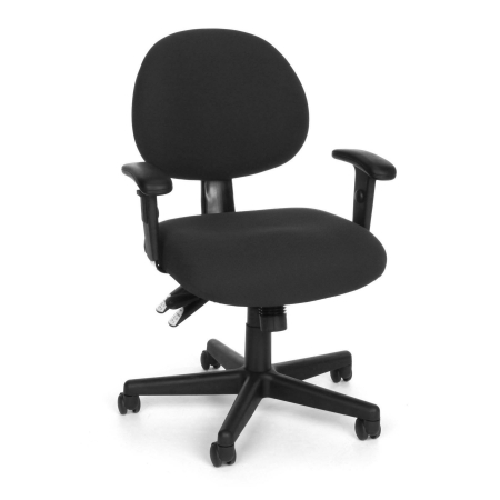 241-aa-206 24 - Hour Task Chair With Arms - Black