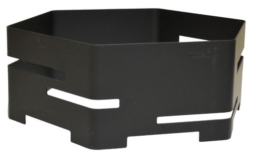 Sm133 Steel Hexagon Buffet Riser - Small, Black