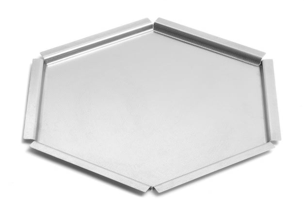 Sm119 Tray Small Textured, Stainless Steel