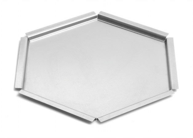 Sm121 Tray - Large Textured Stainless Steel