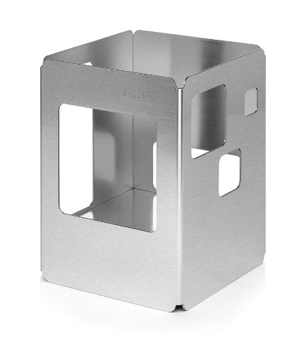 Sm137 Square Warmer, Stainless Steel Brushed Finish