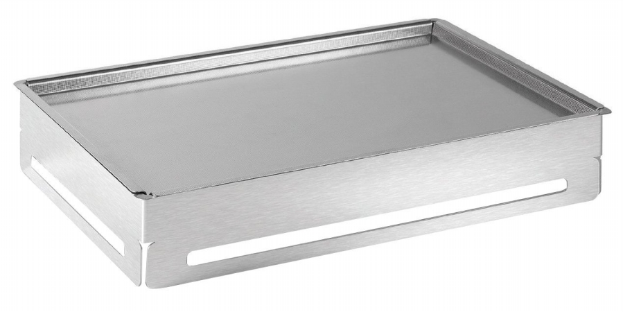 Stainless Steel Rectangular Coolerm, 3-piece Buffet Set With Tray And Insert