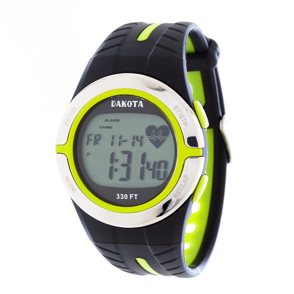 Dakota Watch Heart Rate Monitor - Lime