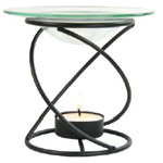 Frontier Natural Products 199826 Spiral Candle Lamp - Black