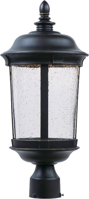 Et2 - 55021 Dover Led Outdoor Pole With Post Mount - Bronze