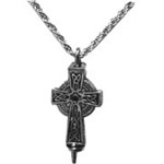 Frontier Natural Products 211991 Diffuser - Celtic Cross Pendant Necklace 24 In.