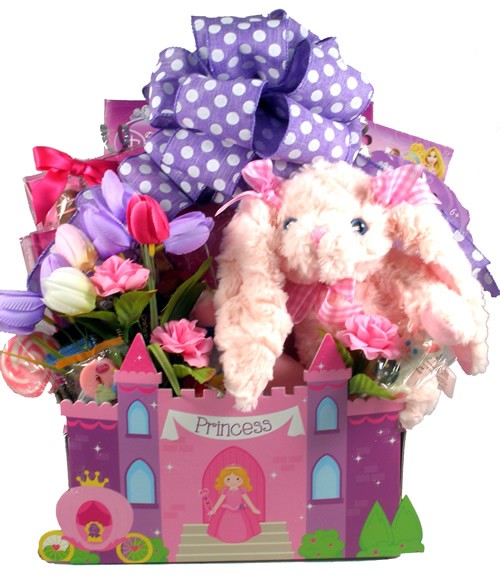 Gift Basket Drop Shipping FiFoPr-Lg Fit For A Princess Easter Gift Basket Large