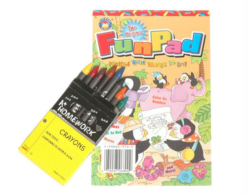 Guardian ECB Activity / Coloring Book with Crayons - Set of 10 -
