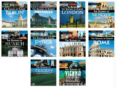 PC Treasures 18259 10 Pack Of Sounds Of Europe Audio CDs