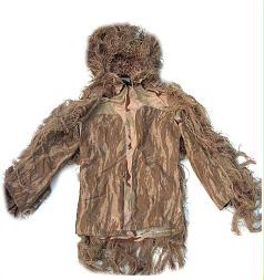 GhillieSuits S-BDU-J-Desert-Small Sniper Ghillie Suit Jacket Desert Small