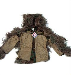 GhillieSuits S-BDU-J-Mossy-XL Sniper Ghillie Suit Jacket Mossy XL