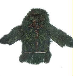 GhillieSuits S-BDU-J-Leafy-XL Sniper Ghillie Suit Jacket Leafy XL