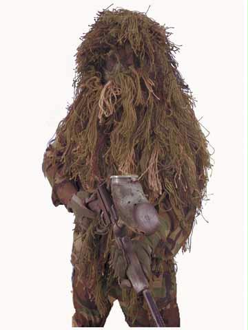 BushRag WPB-112D Paintball Ghillie Suit Desert