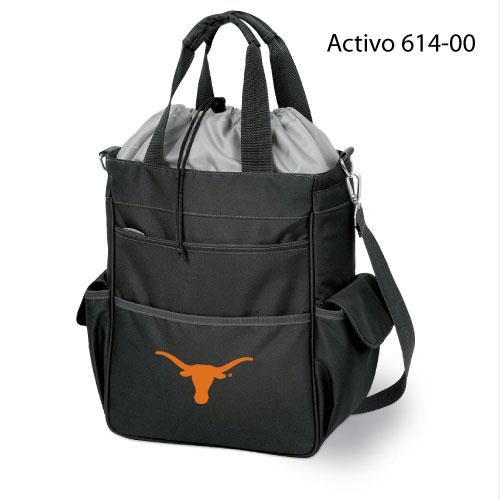 Picnic Time 61400175654 Texas University Austin Printed Activo Tote  Black