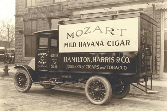 Mozart Mild Havana Cigar Truck 20x30 Poster