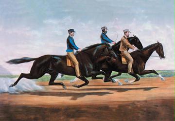 Horse Race 20x30 Poster