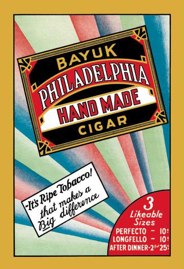 Bayuk Philadelphia Handmade Cigars 20x30 Poster