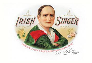 Irish Singer Cigars 20x30 Poster