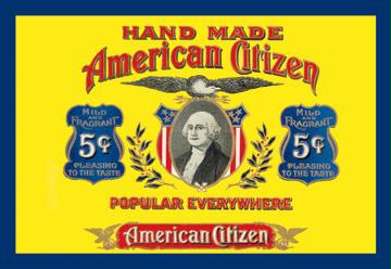 American Citizen Cigars 20x30 Poster