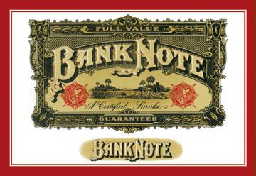 Bank Note Cigars - A Certified Smoke 20x30 Poster
