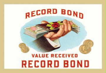 Record Bond Cigars 20x30 Poster
