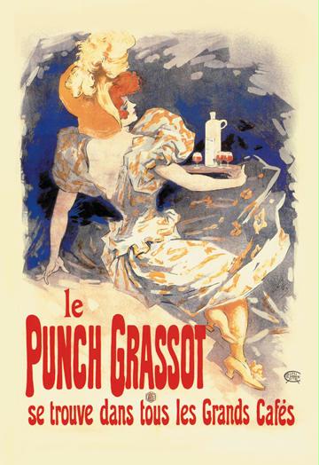 Le Punch Grassot 28x42 Giclee On Canvas