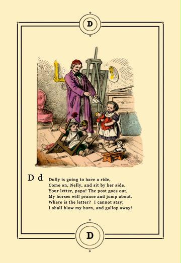 Little Lily and amp;apos;s Alphabet: Dolly 28x42... by Buyenlarge