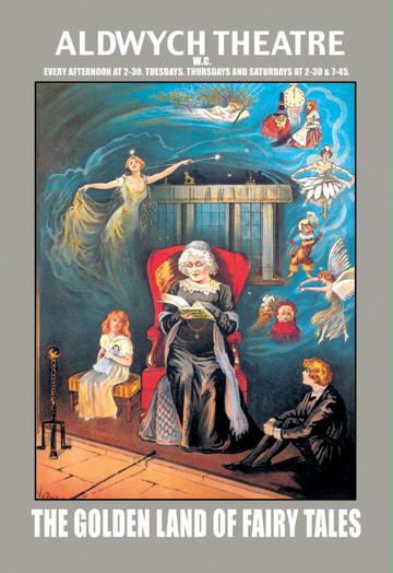 The Golden Land of Fairy Tales at the Aldwych Theatre 12x18 Giclee On Canvas